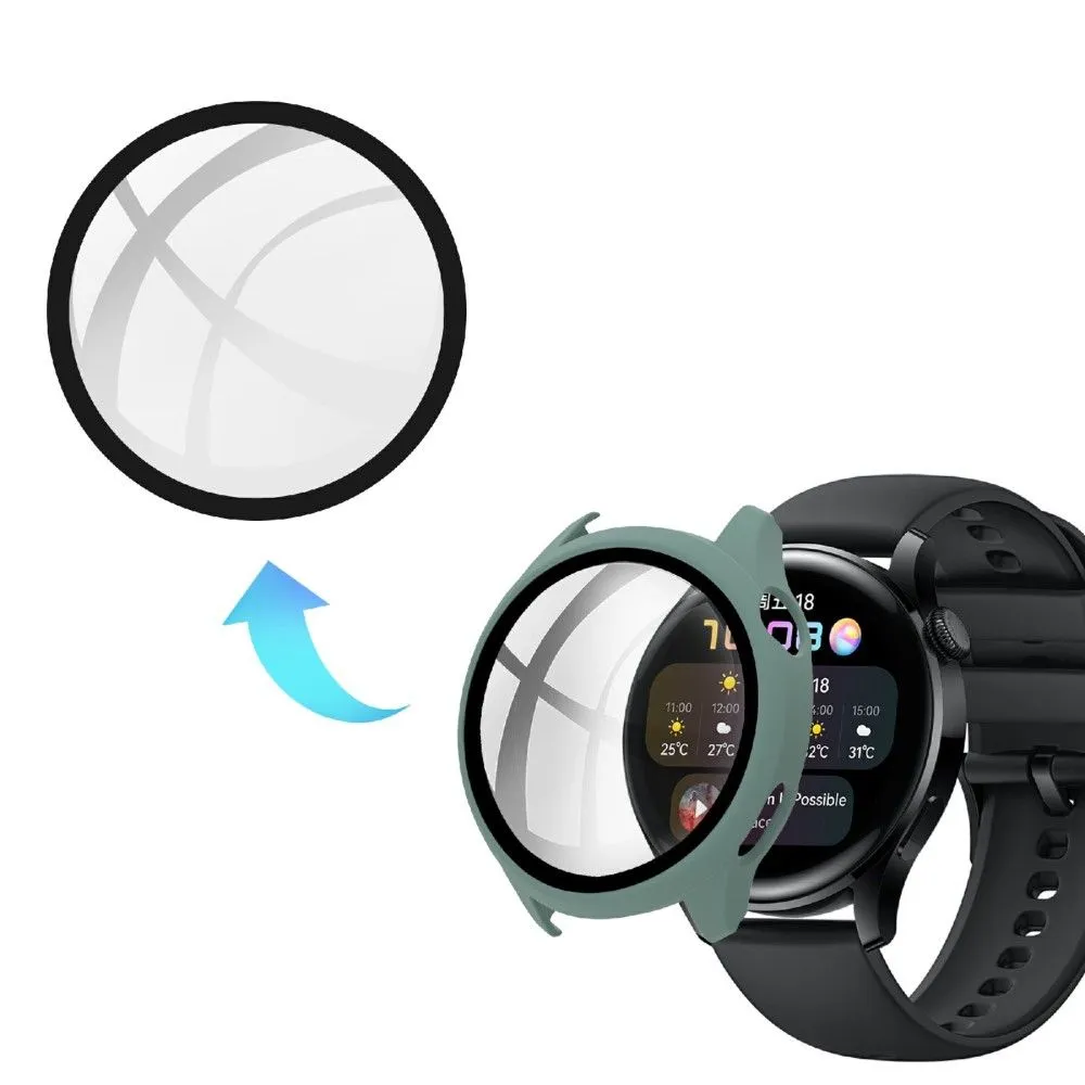 Huawei Watch 3 simple frame   tempered glass - Green