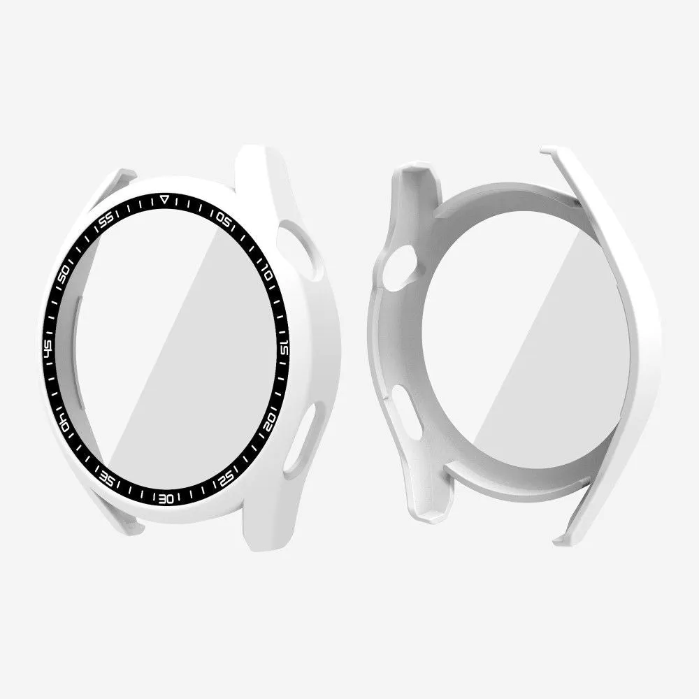 Huawei Watch GT 3 (46mm) hard cover with tempered glass - White