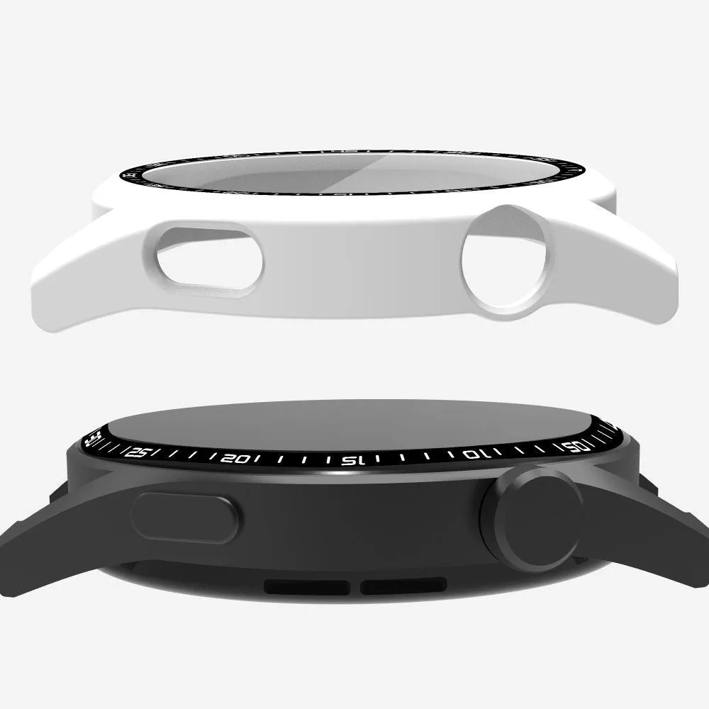 Huawei Watch GT 3 (46mm) hard cover with tempered glass - White
