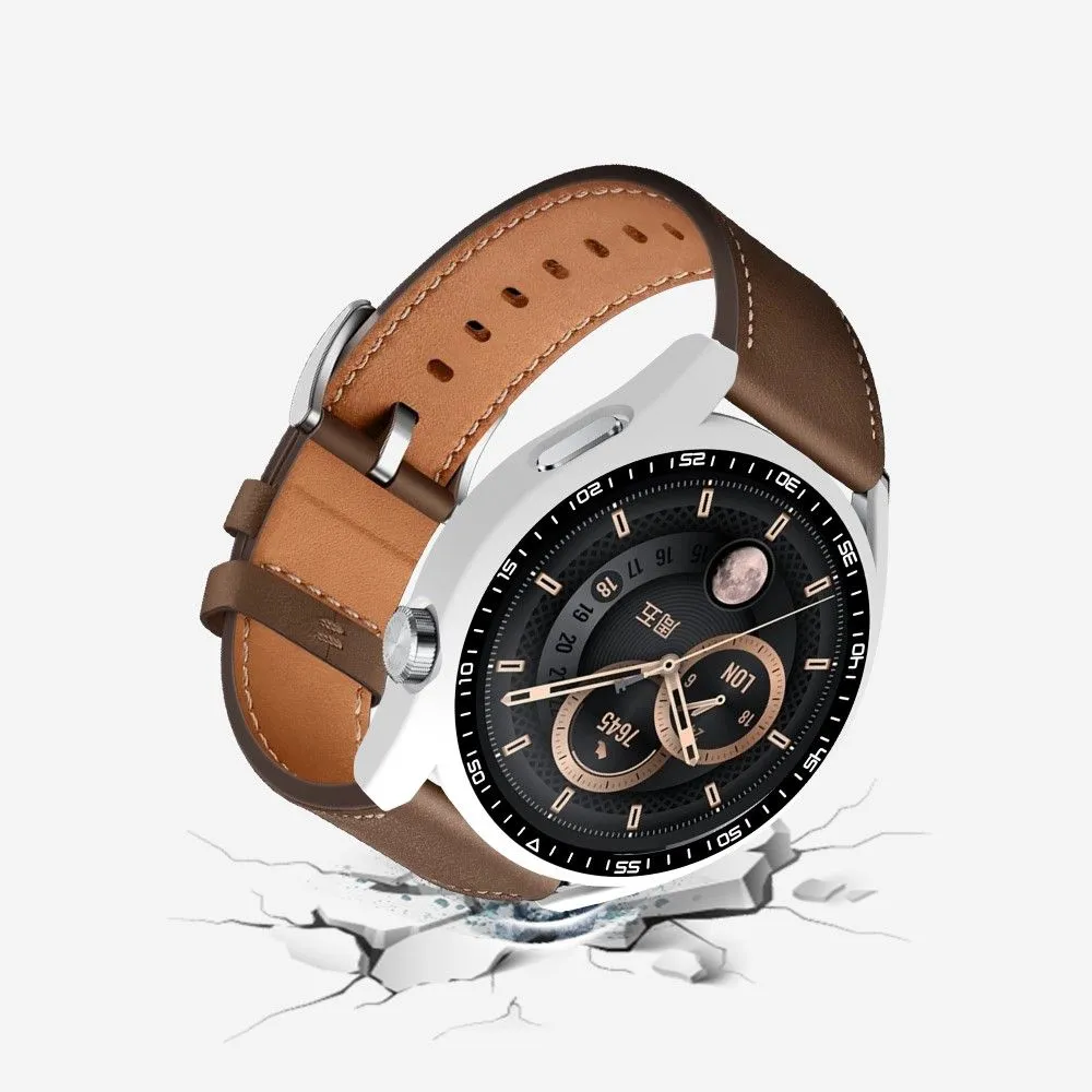 Huawei Watch GT 3 (46mm) hard cover with tempered glass - White