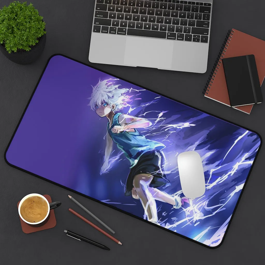 Hunter X Hunter anime Mouse Pad /Desk Mat -  Killua ( lightening mode)