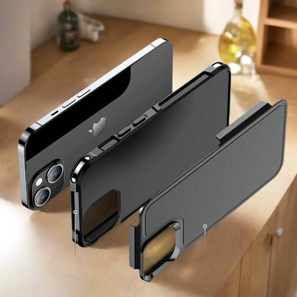 iPhone 14 Case Heavy Duty Full-Body Shockproof Case Black