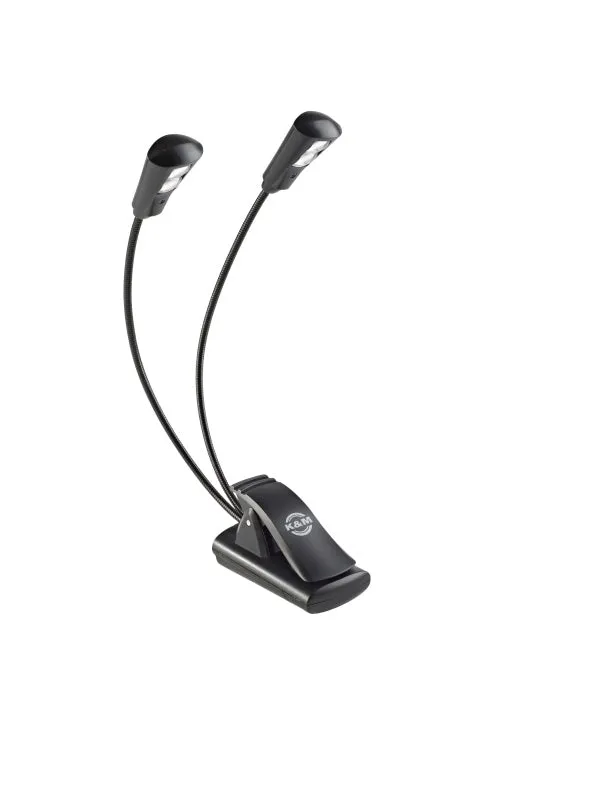 K&M Music stand light »Double2 LED FlexLight« - black