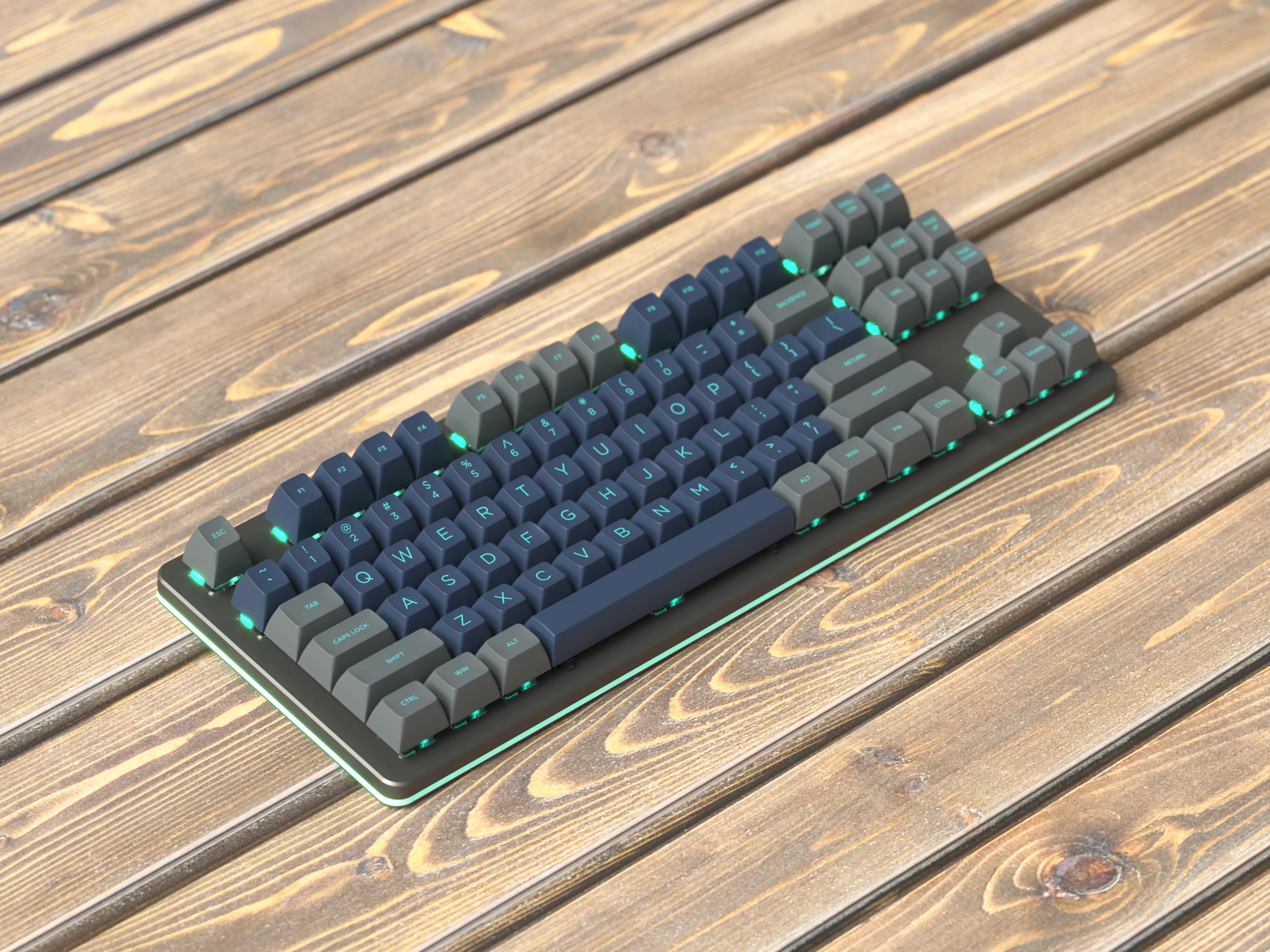 Keyboard & Keycap Discount Bundle - Gemini & SA Calm Depths