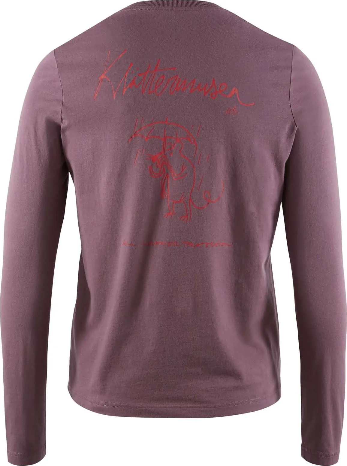 Klättermusen Women&#x27;s Runa Rain Mouse Long Sleeve Tee Black Plum | Buy Klättermusen Women&#x27;s Runa Rain Mouse Long Sleeve Tee Black Plum here | Outnorth