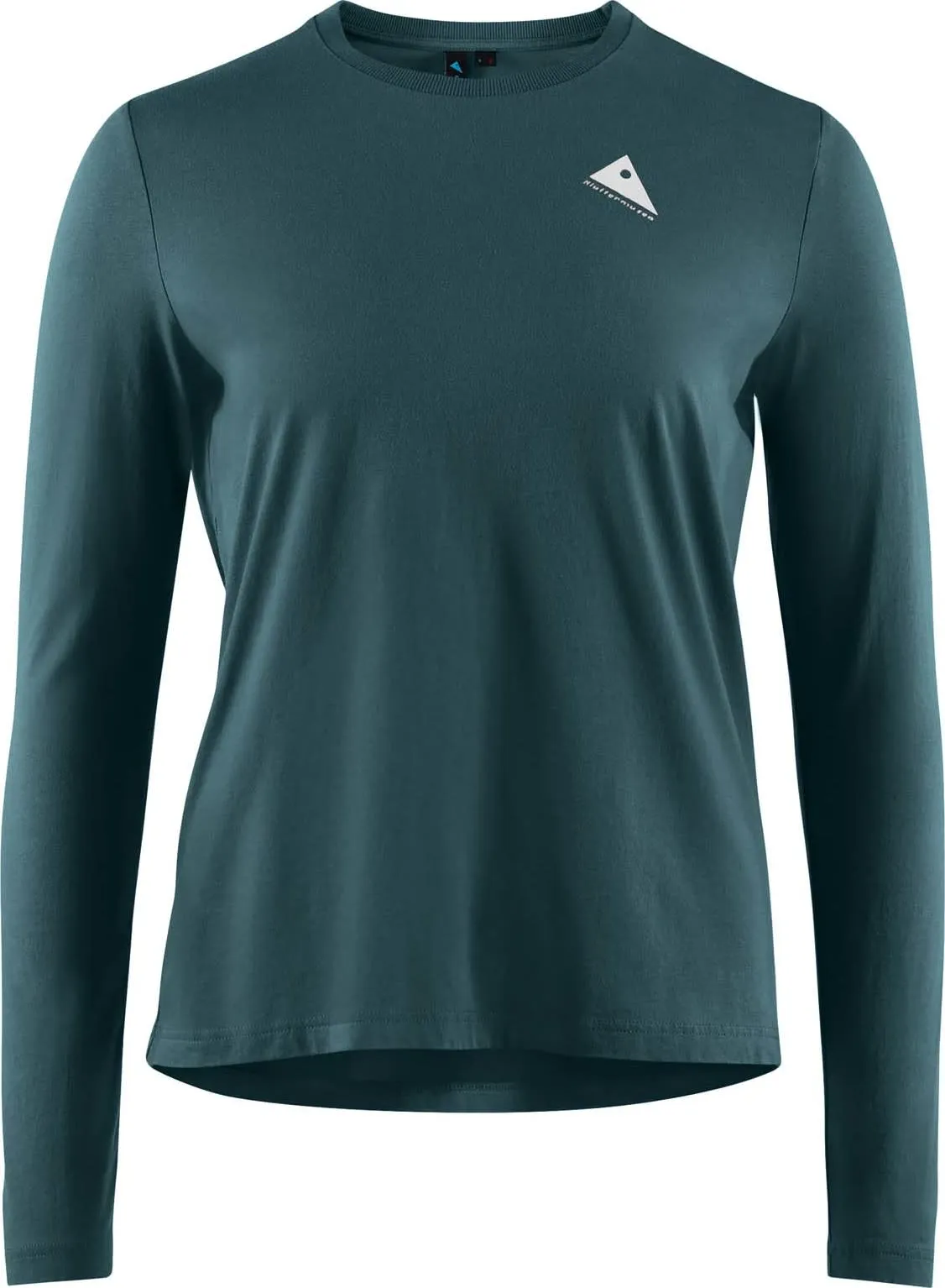 Klättermusen Women&#x27;s Runa Rain Mouse Long Sleeve Tee Dark Deep Sea | Buy Klättermusen Women&#x27;s Runa Rain Mouse Long Sleeve Tee Dark Deep Sea here | Outnorth