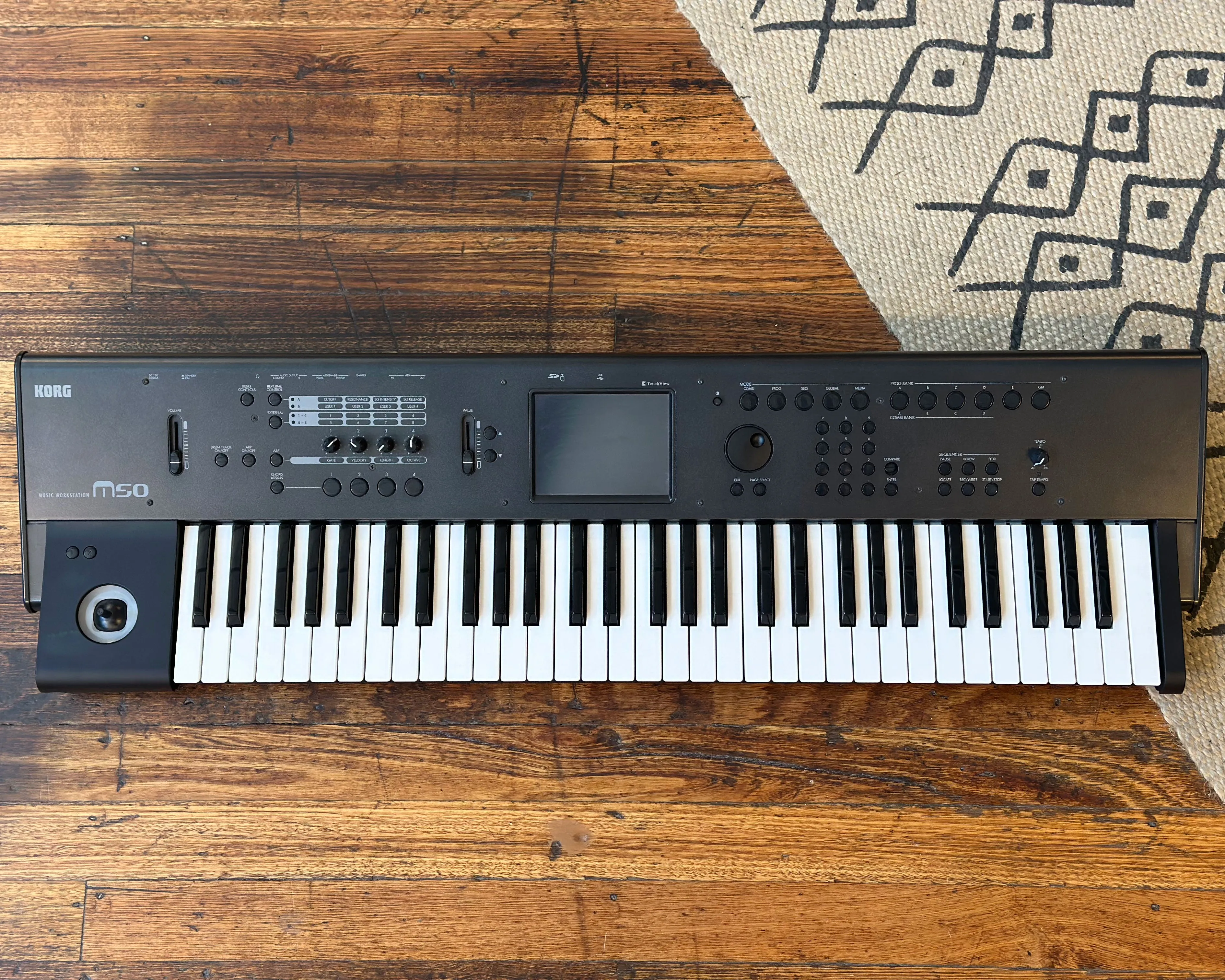 KORG M50 61 Workstation with Keyboard Stand