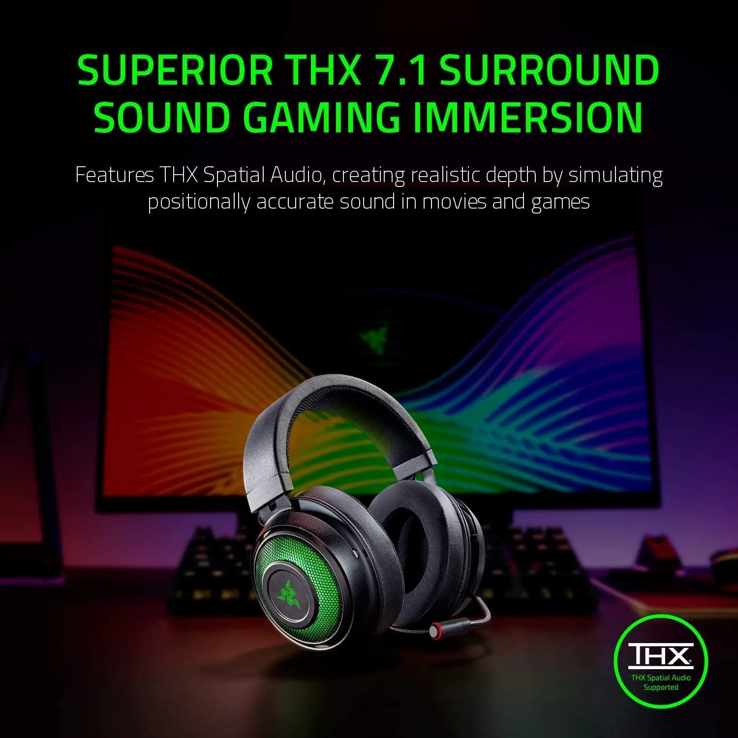 Kraken Ultimate RGB USB Gaming Headset   Base Station V2 Chroma Bundle: Classic Black