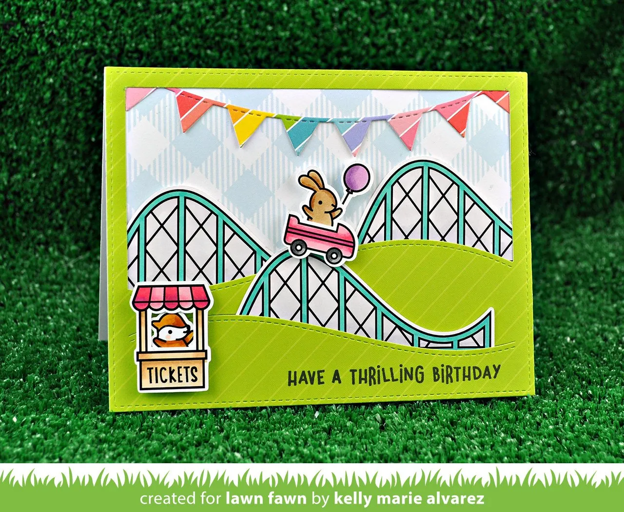 Lawn Fawn - Coaster Critters - clear stamp set
