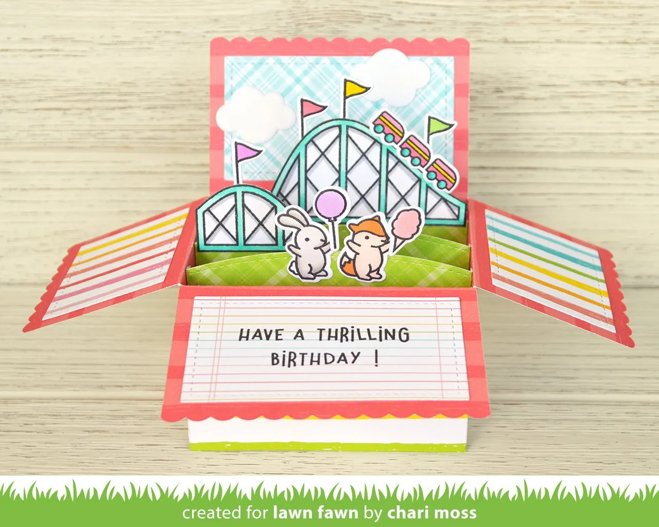 Lawn Fawn - Coaster Critters - clear stamp set