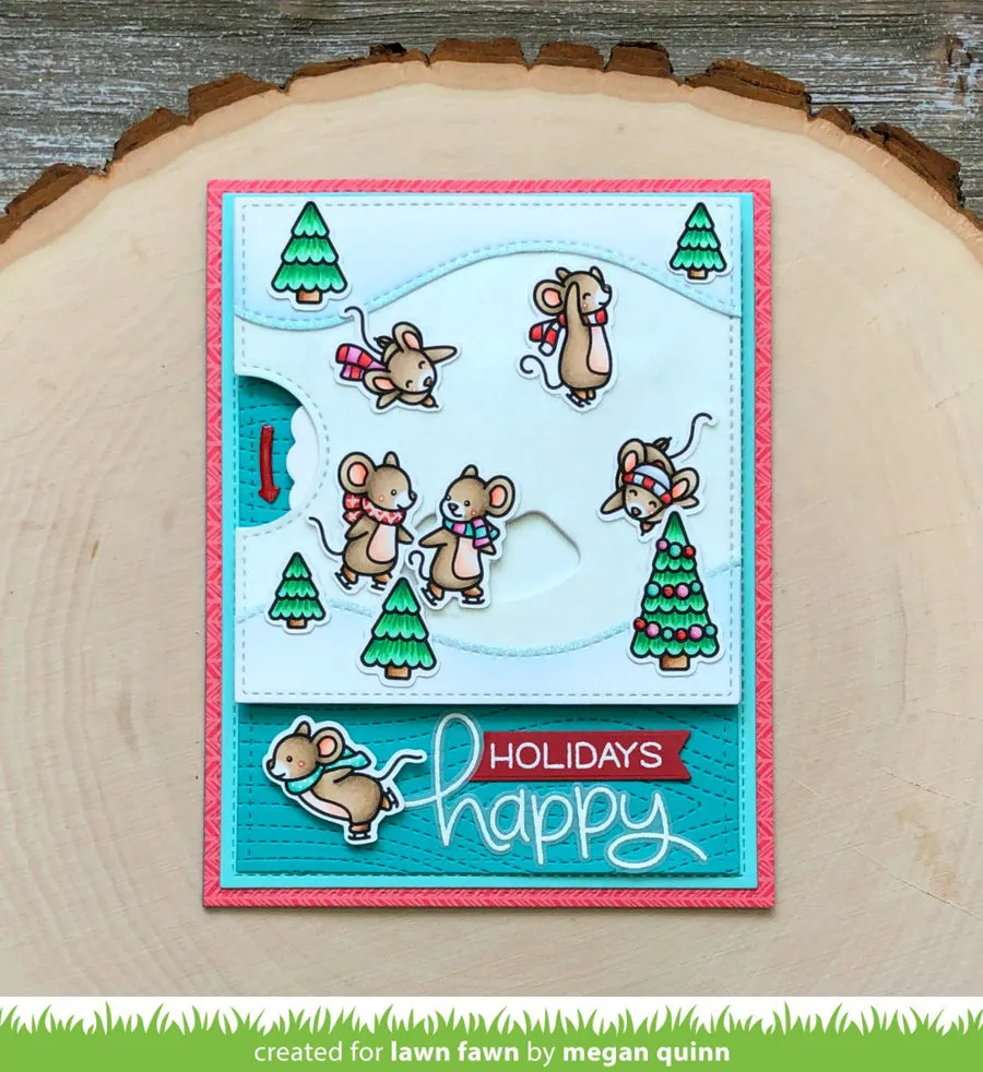 LAWN FAWN: Mice on Ice | Stamp