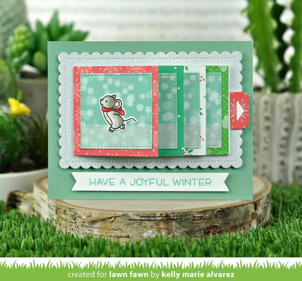 LAWN FAWN: Mice on Ice | Stamp