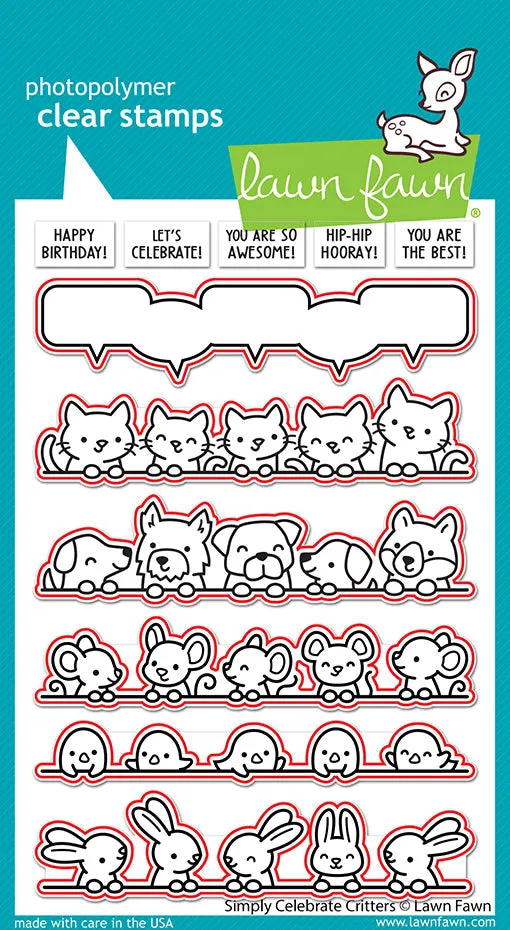 LAWN FAWN: Simply Celebrate Critters | Lawn Cuts Die