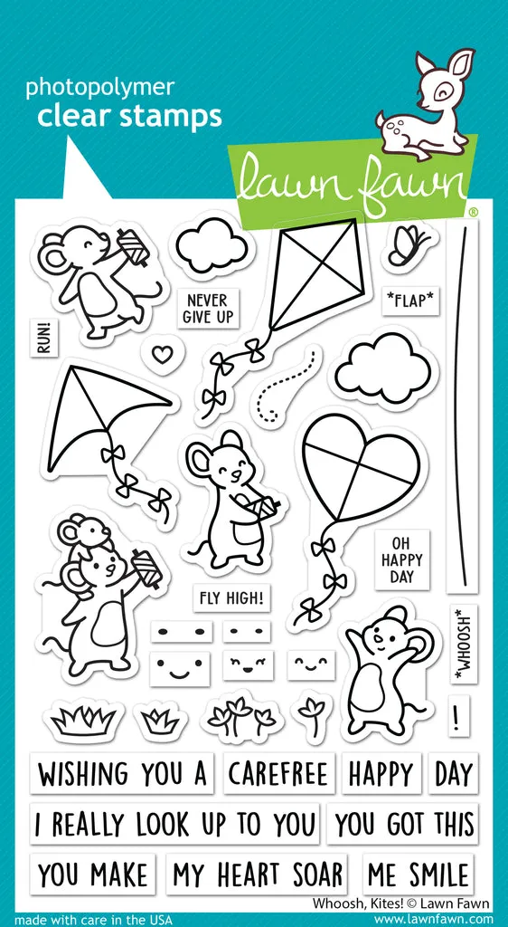 LAWN FAWN: Whoosh, Kites | Stamp
