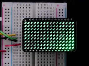 LED Charlieplexed Matrix - 9x16 LEDs - Green