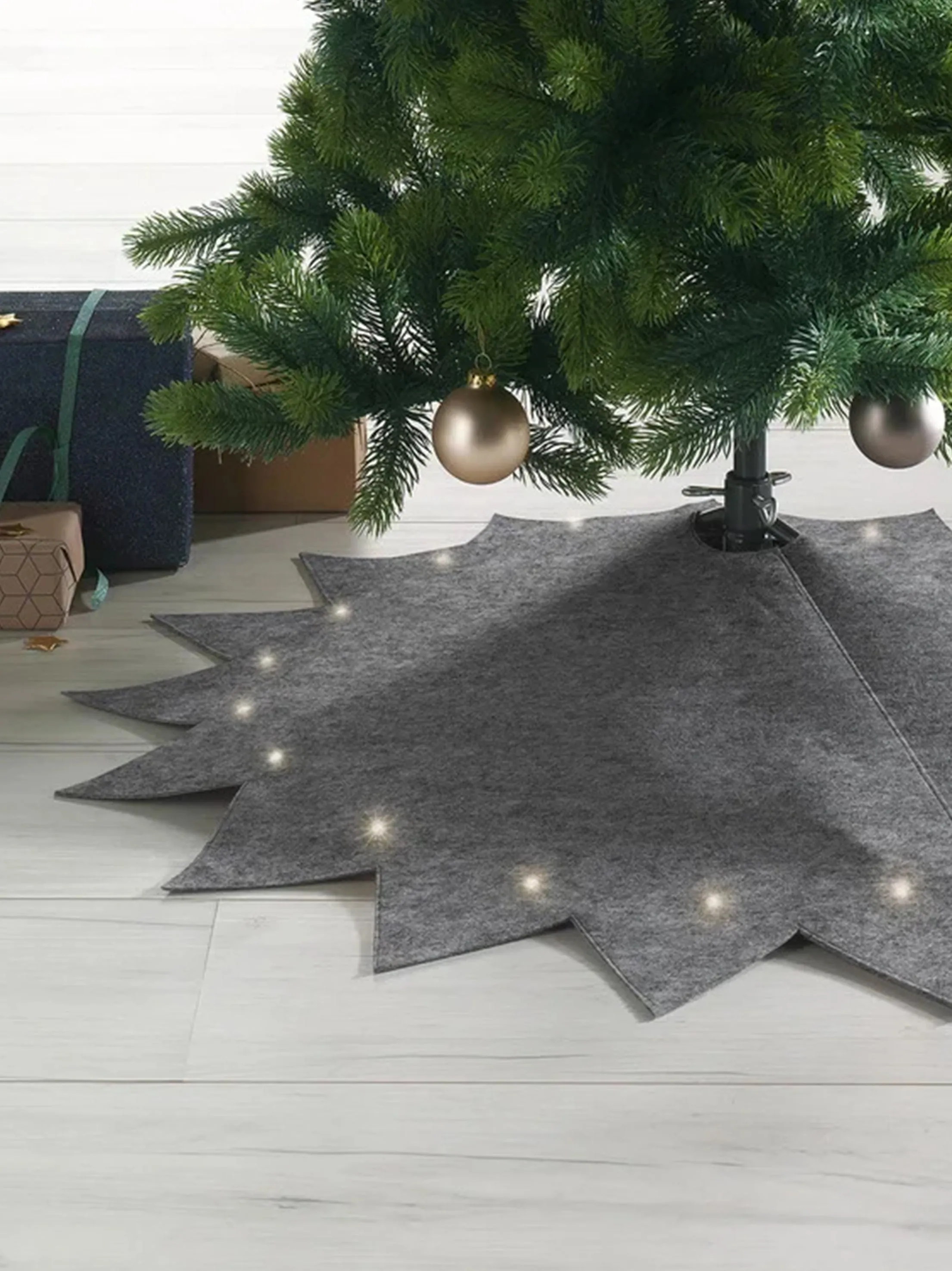 Led Christmas Tree Blanket