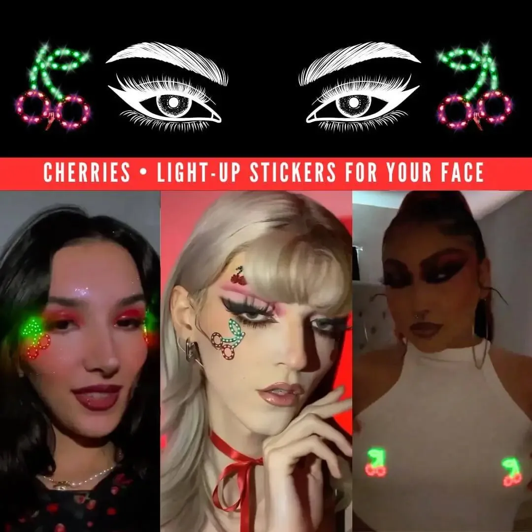 LED Face Stickers [4 Pack]
