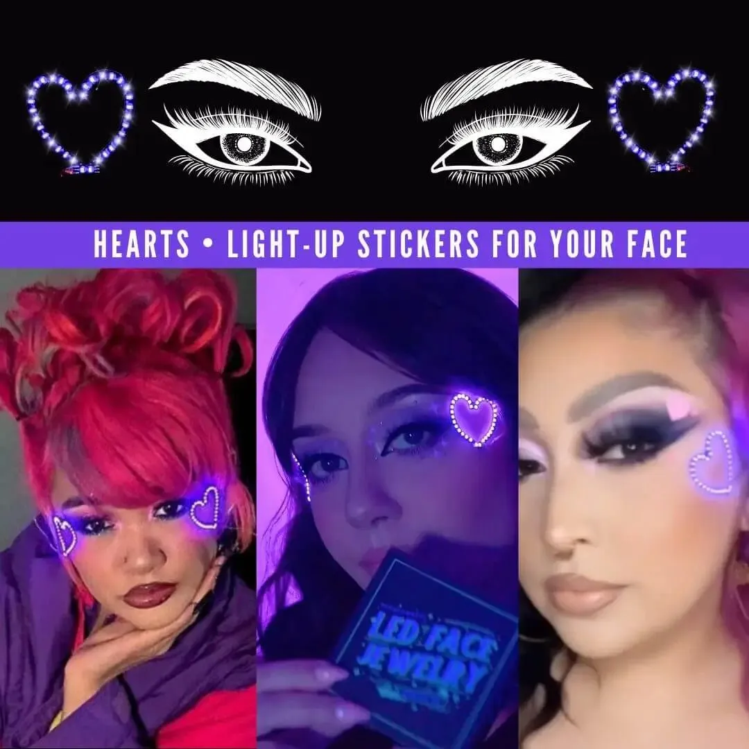 LED Face Stickers [4 Pack]