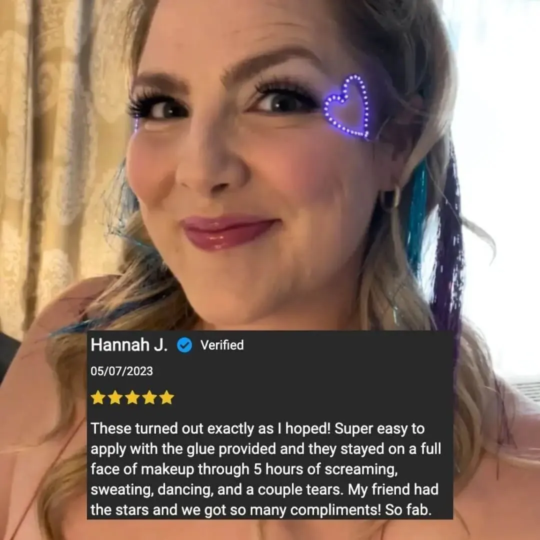 LED Face Stickers [4 Pack]