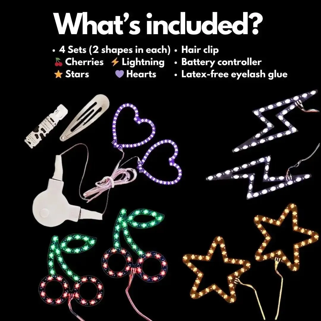 LED Face Stickers [4 Pack]