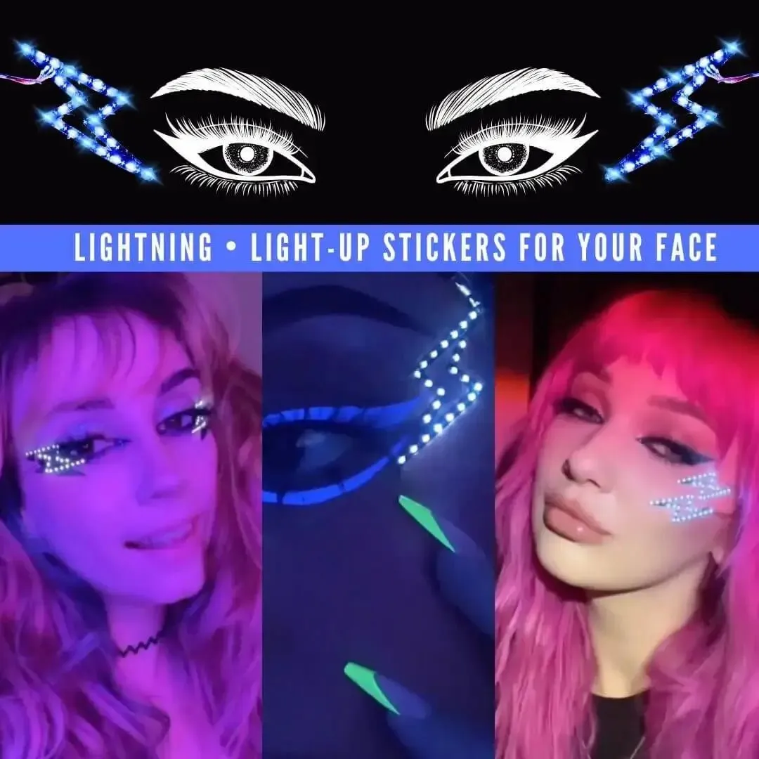 LED Face Stickers [4 Pack]