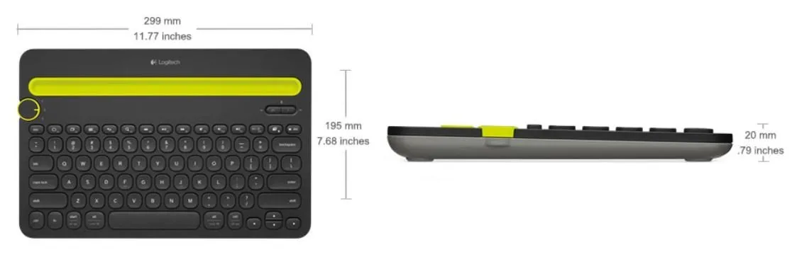 Logitech K480 Bluetooth Multi-Device Keyboard