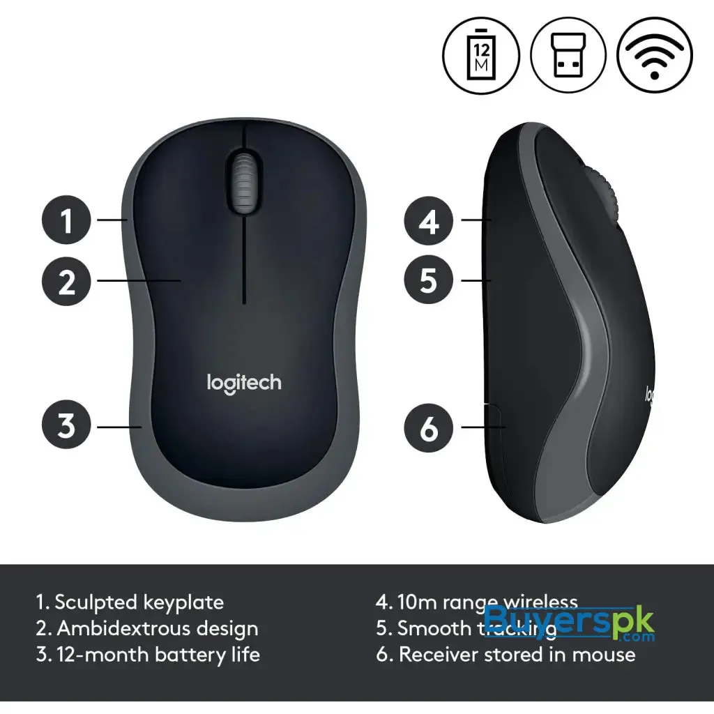 Logitech M185 Wireless Optical Mouse