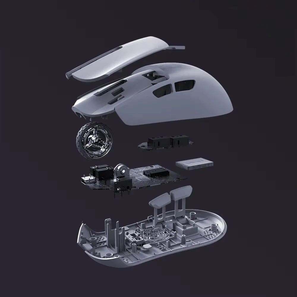 M3S Pro Gaming Mouse Wireless Bluetooth Tri Mode Game Mouse Computer 8K PAM3395 26K DPI N52840 HUANO Micro Switch