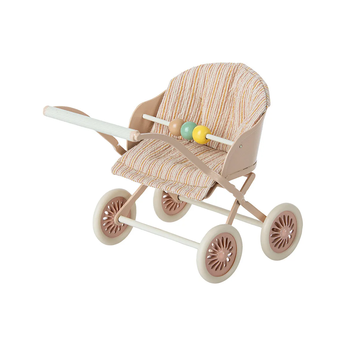 Maileg Stroller, Baby Mice - Rose