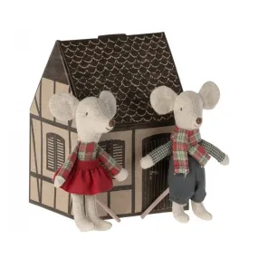Maileg winter mice twins little brother and sister