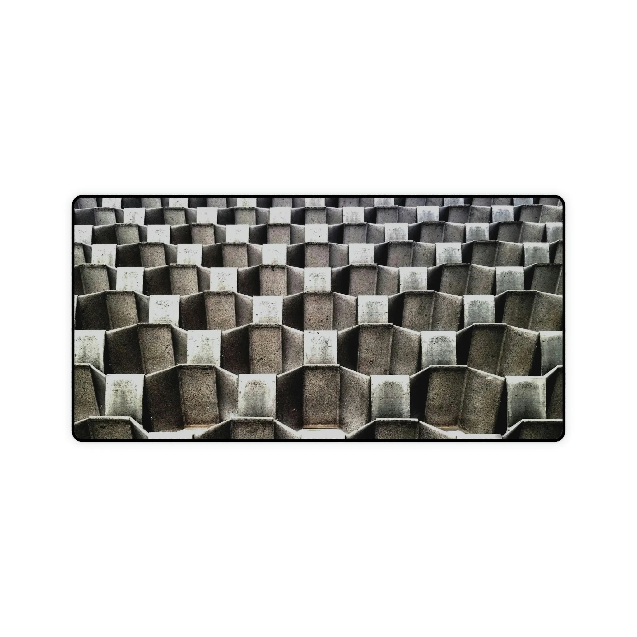 Mouse Pad industrial photo artwork, LARGE computer mouse pad, Gaming Computer Desk Mat, fine art, industrial design GRID Matrix style art
