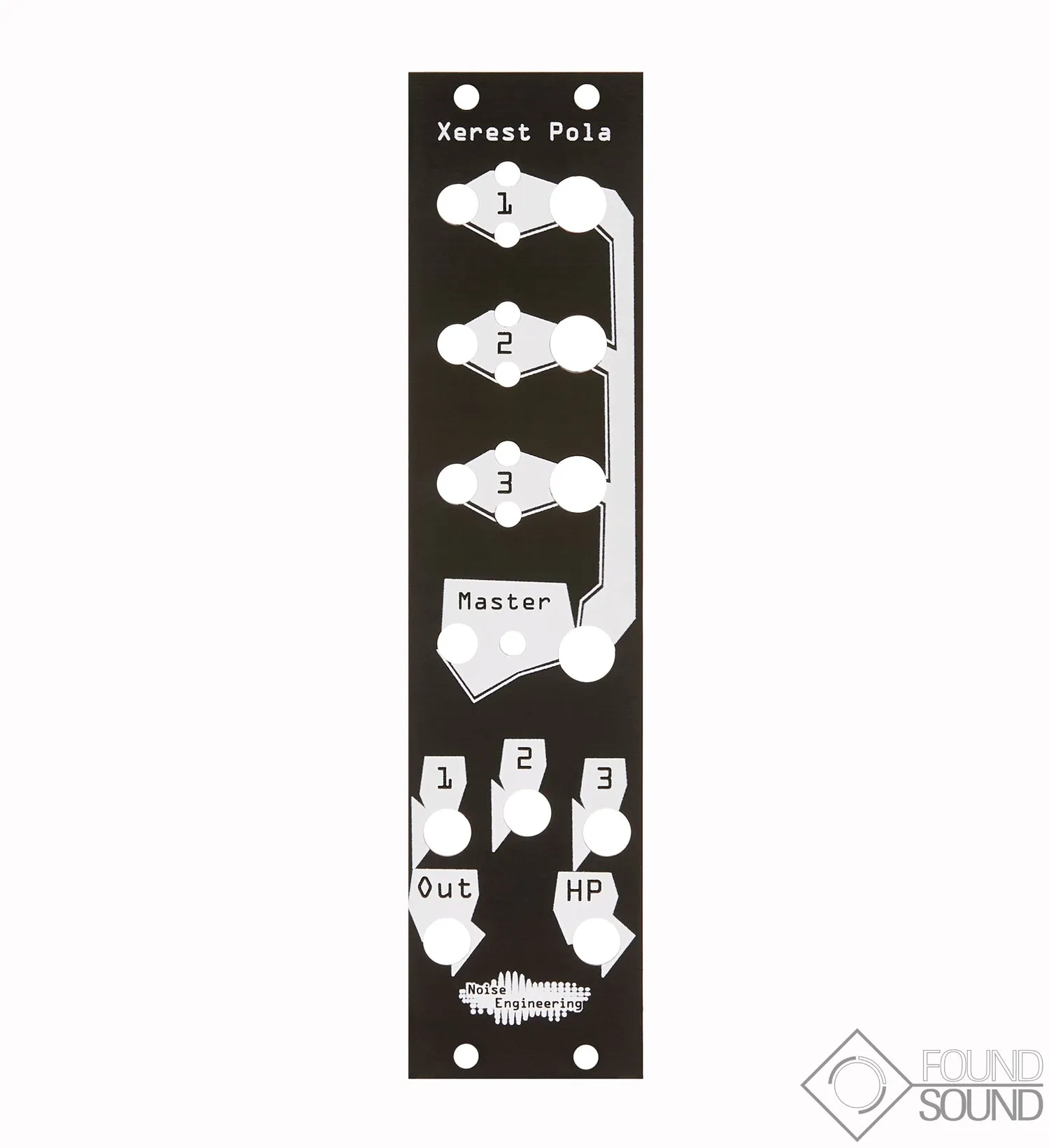 Noise Engineering Xerest Pola Black/ Blind Panel