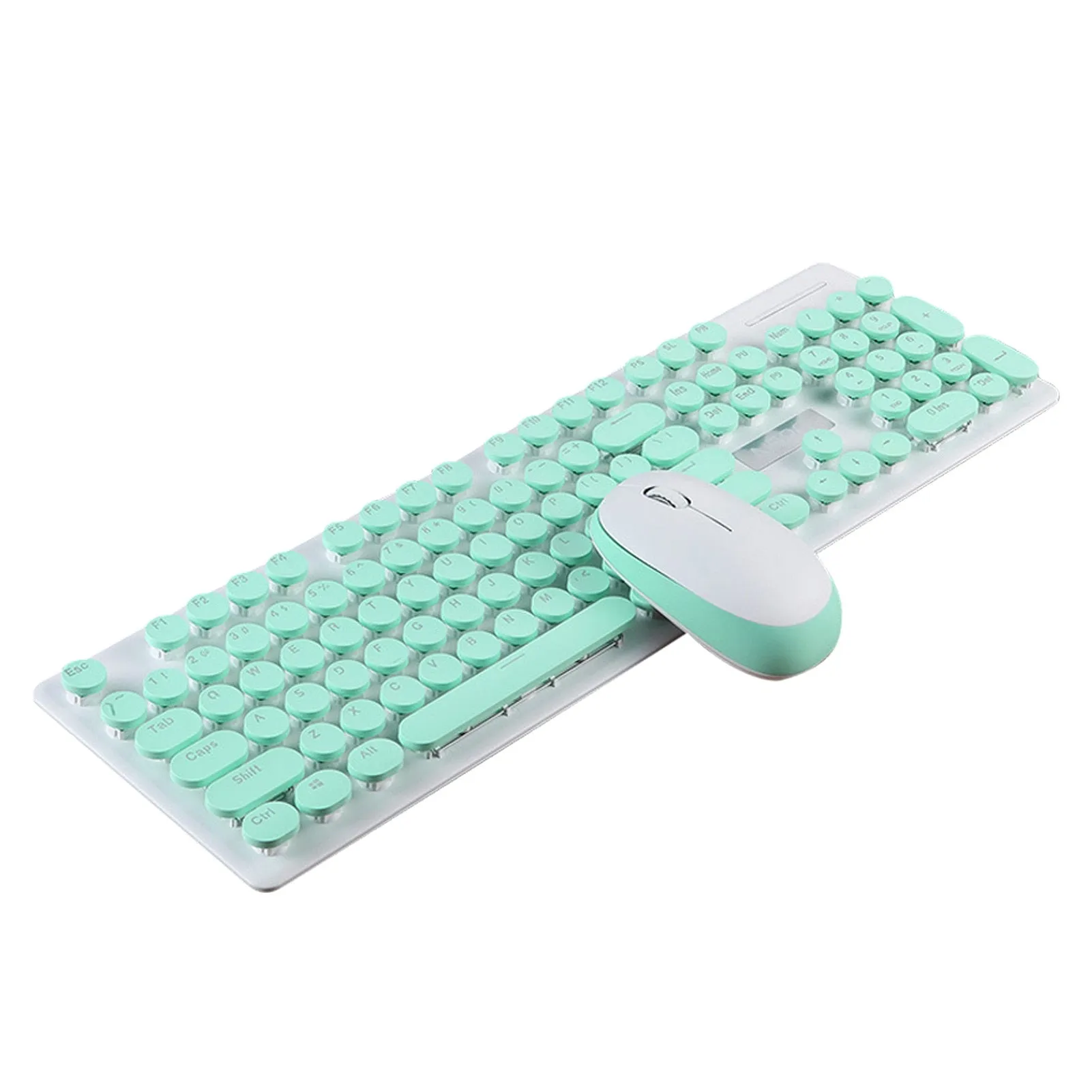 Office Wireless USB Home For Laptop Sensitive Notebook Non Slip Computer Accessories Keyboard Mouse Set Low Noise Retro
