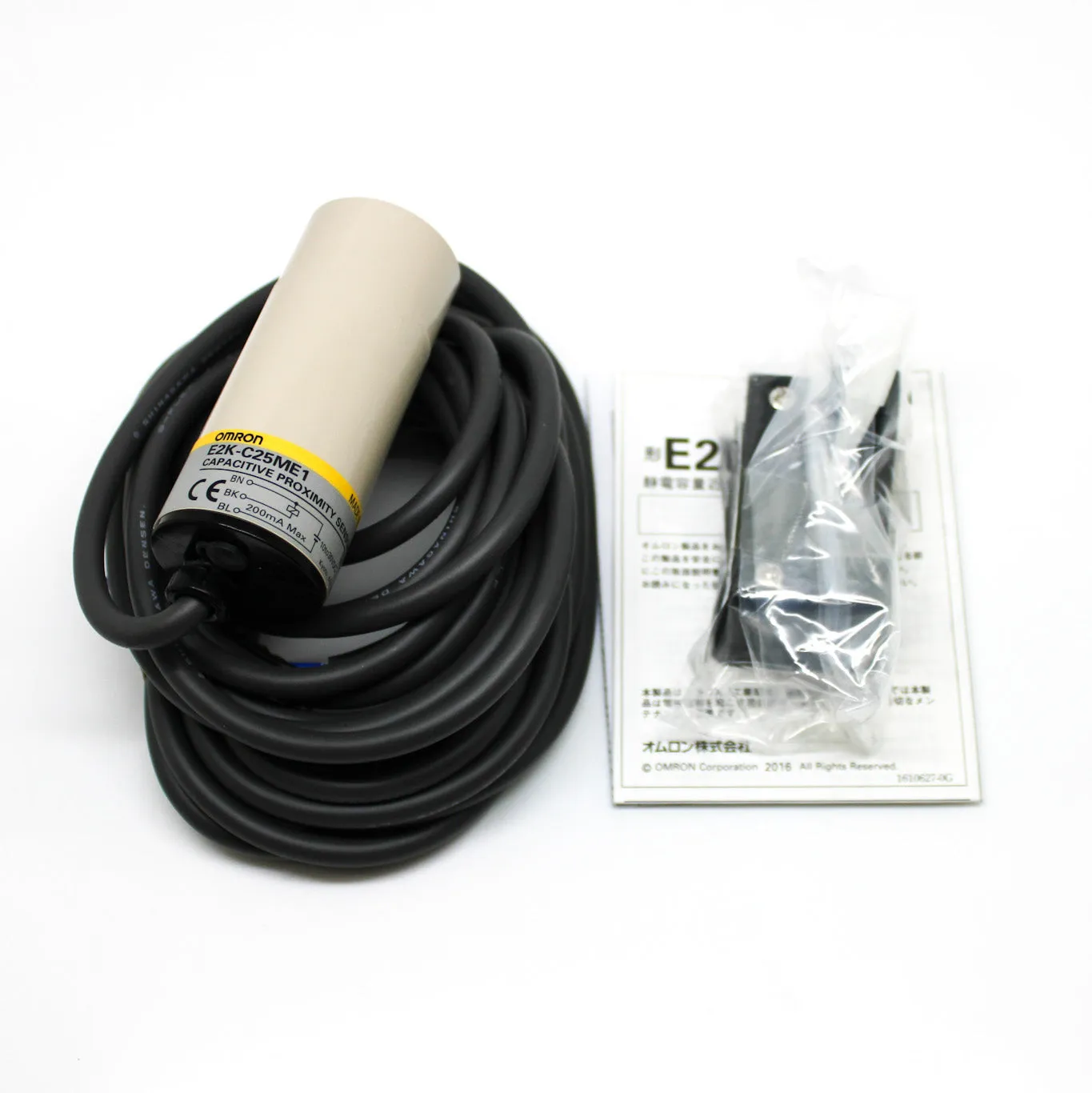 Omron 3mm-25mm 5m Capacitive Proximity Switch E2K-C25ME1-5M