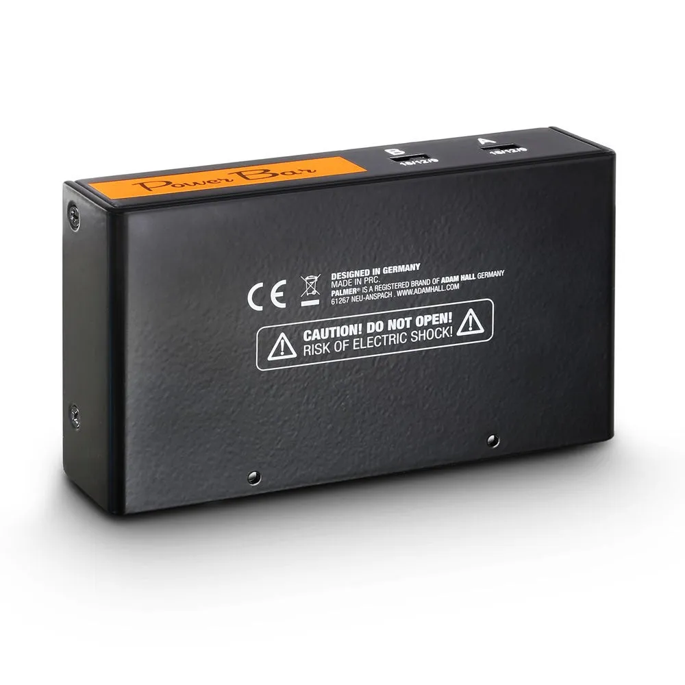 Palmer PAL-PWT08 Universal Pedalboard Power Supply - 8 Outputs