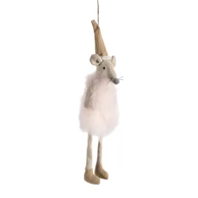 Pink Feather Mouse Doll