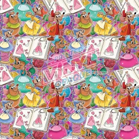 Printed Vinyl - Sewing Mice