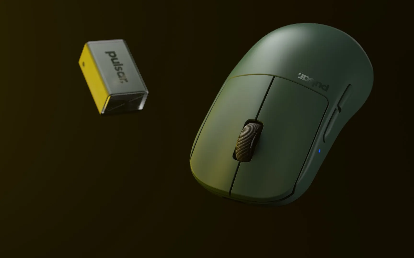 Pulsar X2H Mini Wireless Gaming Mouse - Green Founders Edition (4K Dongle Included)