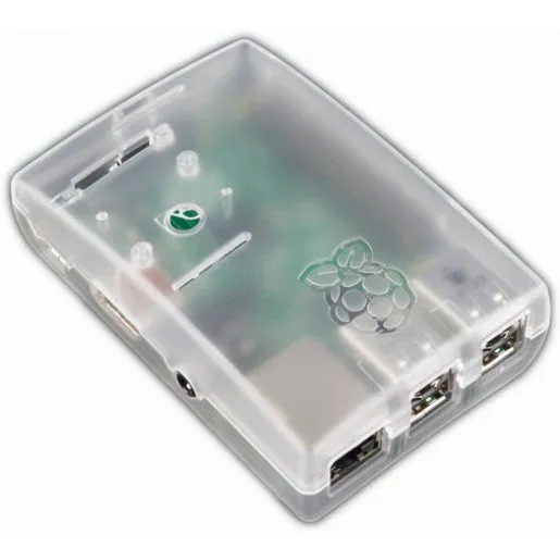 Raspberry Pi Model B  Clear Case
