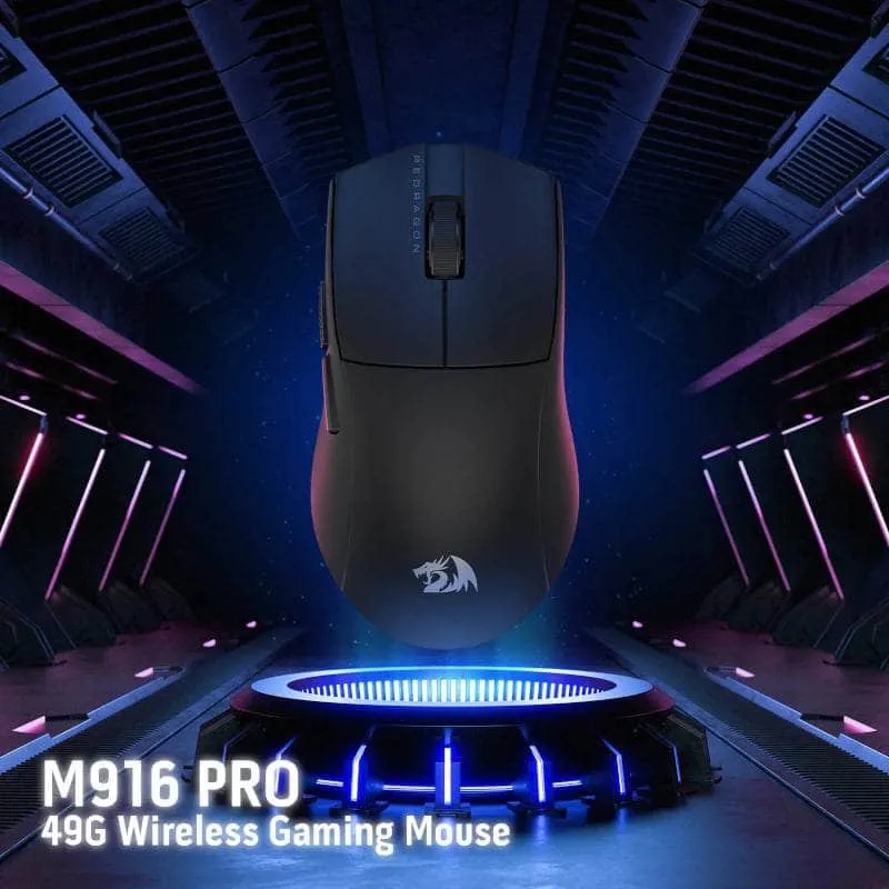 Redragon M916 Pro 4 K 3 Mode Wireless Gaming Mouse Black Rd M916 Pro 4 K