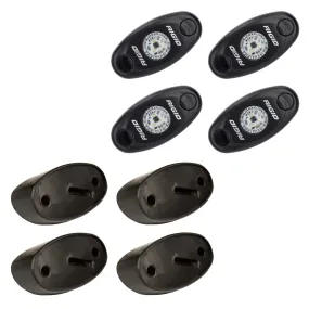 RIGID A-Series LED Universal Rock Light Kit High Power Red Set Of 4