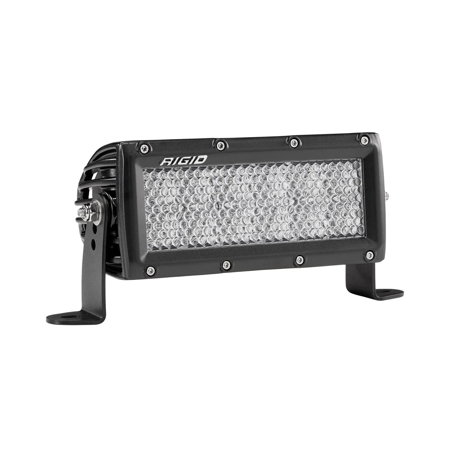 RIGID E-Series PRO LED Light Diffused Lens 6 Inch Black Housing