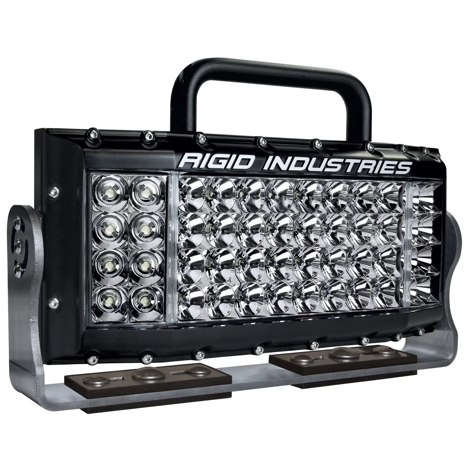 RIGID Site Series AC Work Light Flood Optic Black Housing Single