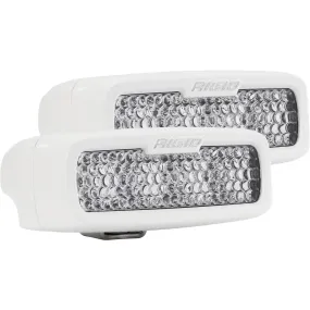RIGID SR-Q Series PRO Flood Diffused Surface Mount White Housing PAIR