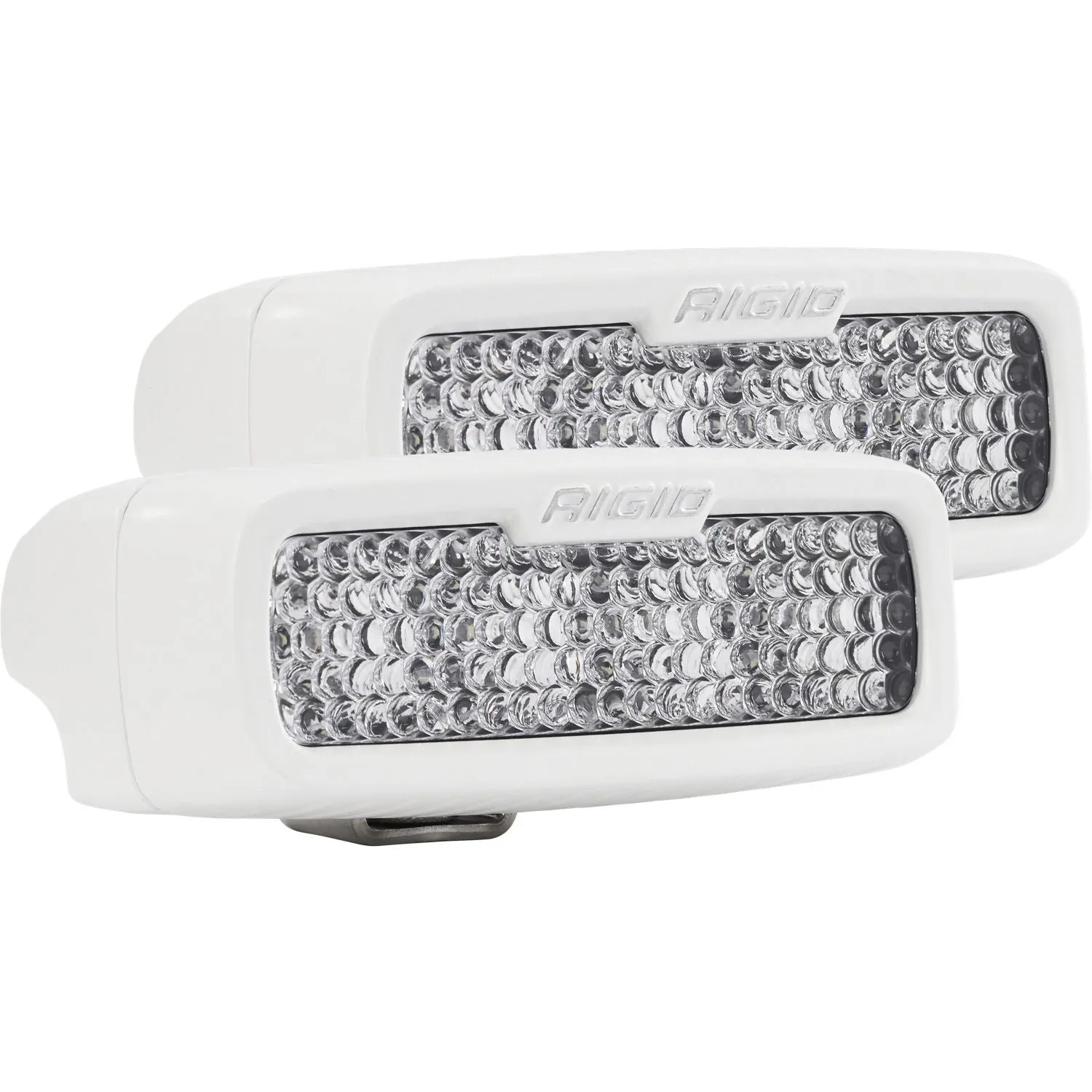 RIGID SR-Q Series PRO Flood Diffused Surface Mount White Housing PAIR
