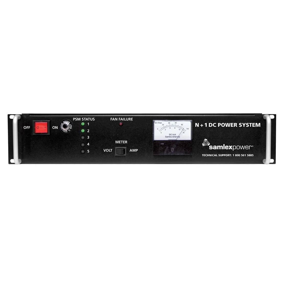 Samlex SEC-2450BRM Rackmout Regulated 50 Amp 24 Volt Output Switching Power Supply