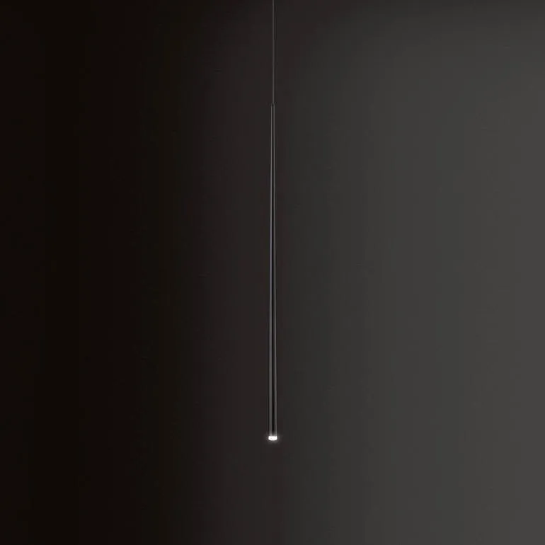 Slim 4 LEDs Pendant Black Carbon Fiber 0931