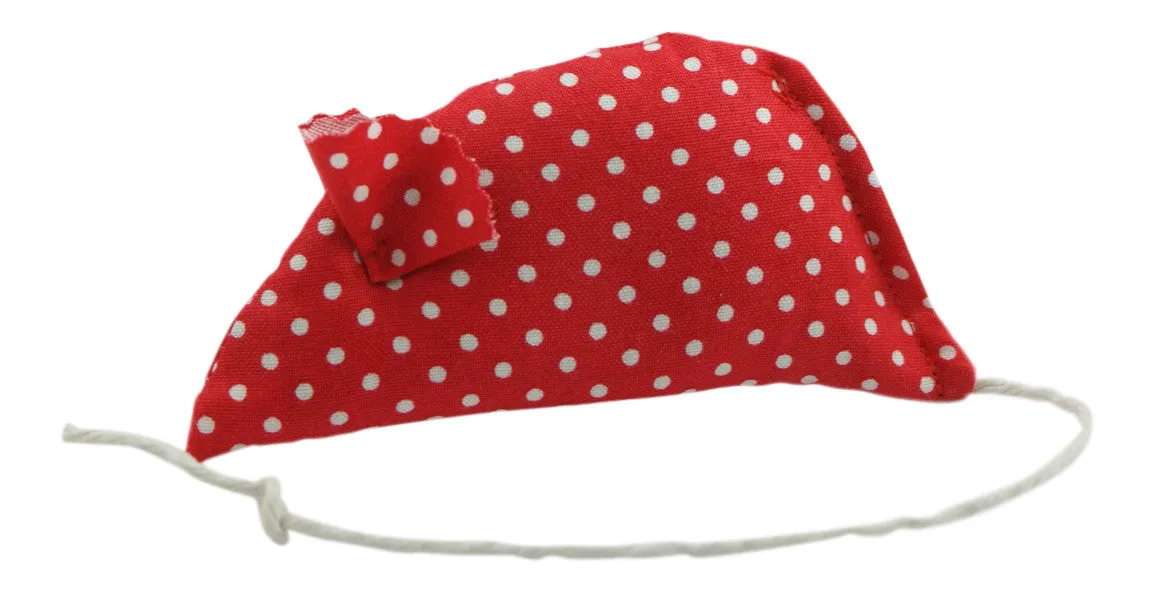 Spotty Pack of 2 Catnip Mice - Red and Green