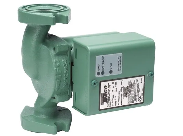 Taco 007-VSF5 Variable Speed Setpoint Cast Iron Circulator, 1/25 HP