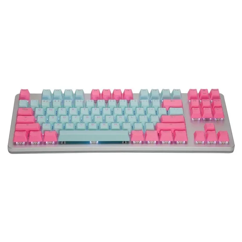 Tai-Hao Miami PBT Shine-Through Keycap set